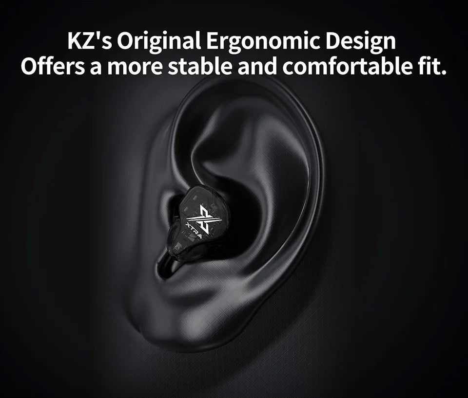 KZ Xtra TWS Active Noise Reduction Bluetooth 5.4 Earbuds with Qualcomm QCC3091 Chip Earbuds Hifi Sound Quality Earbuds